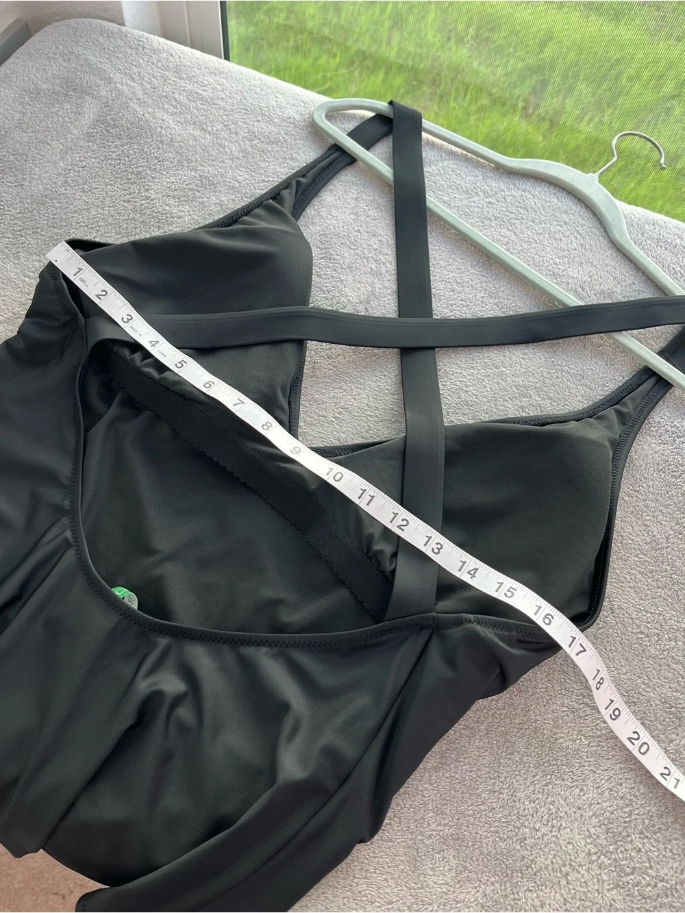 J.Crew‎ DD plunge one-piece swimsuit Black size 16